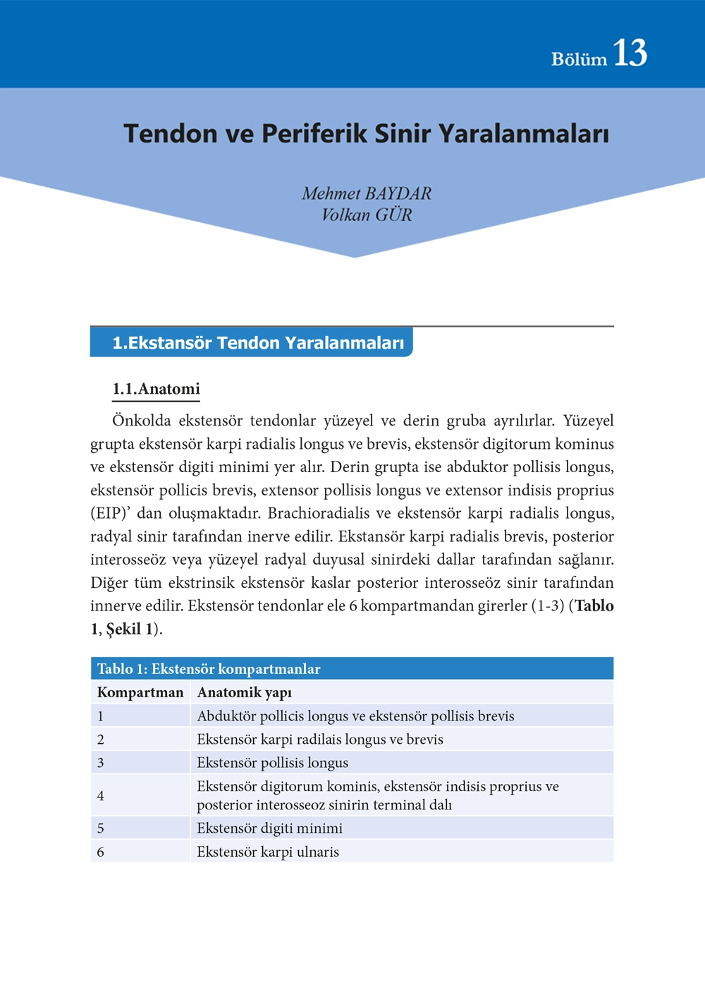 Ortopedik Aciller Kitabı Bölüm 13